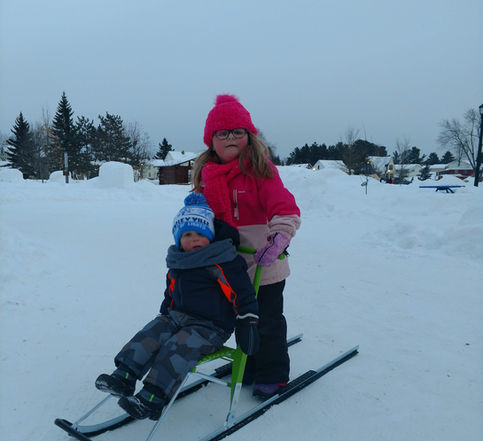 Kicksledding is accessible for folks all ages.